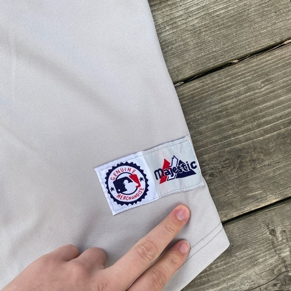 Vintage 1980s Embroidered Cardenales De Lara Venezuelan Baseball Jersey Gray - Picture 9 of 16